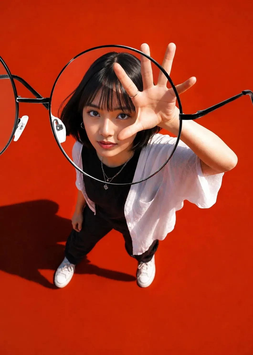 Using the uploaded image and without changing face, create a hyper-realis...