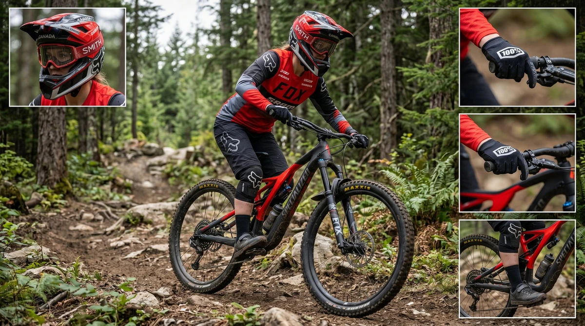 Image 1 (detailed biking gear shots)