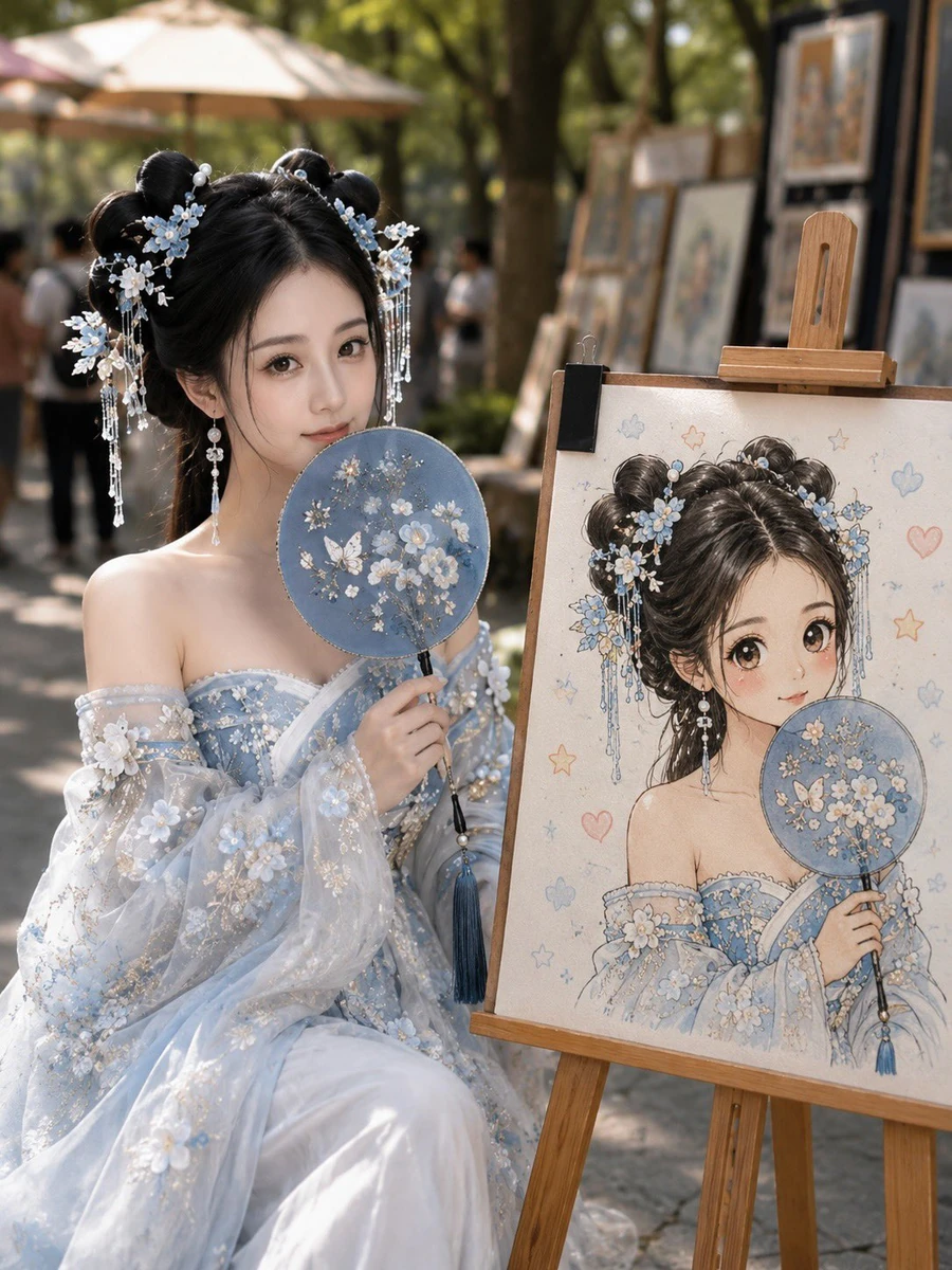 Use uploaded photo as face reference.