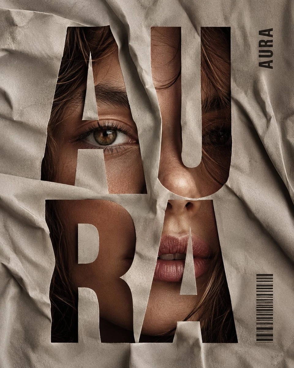 Vertical editorial poster portrait of [CHARACTER] with [HAIR], face tight...