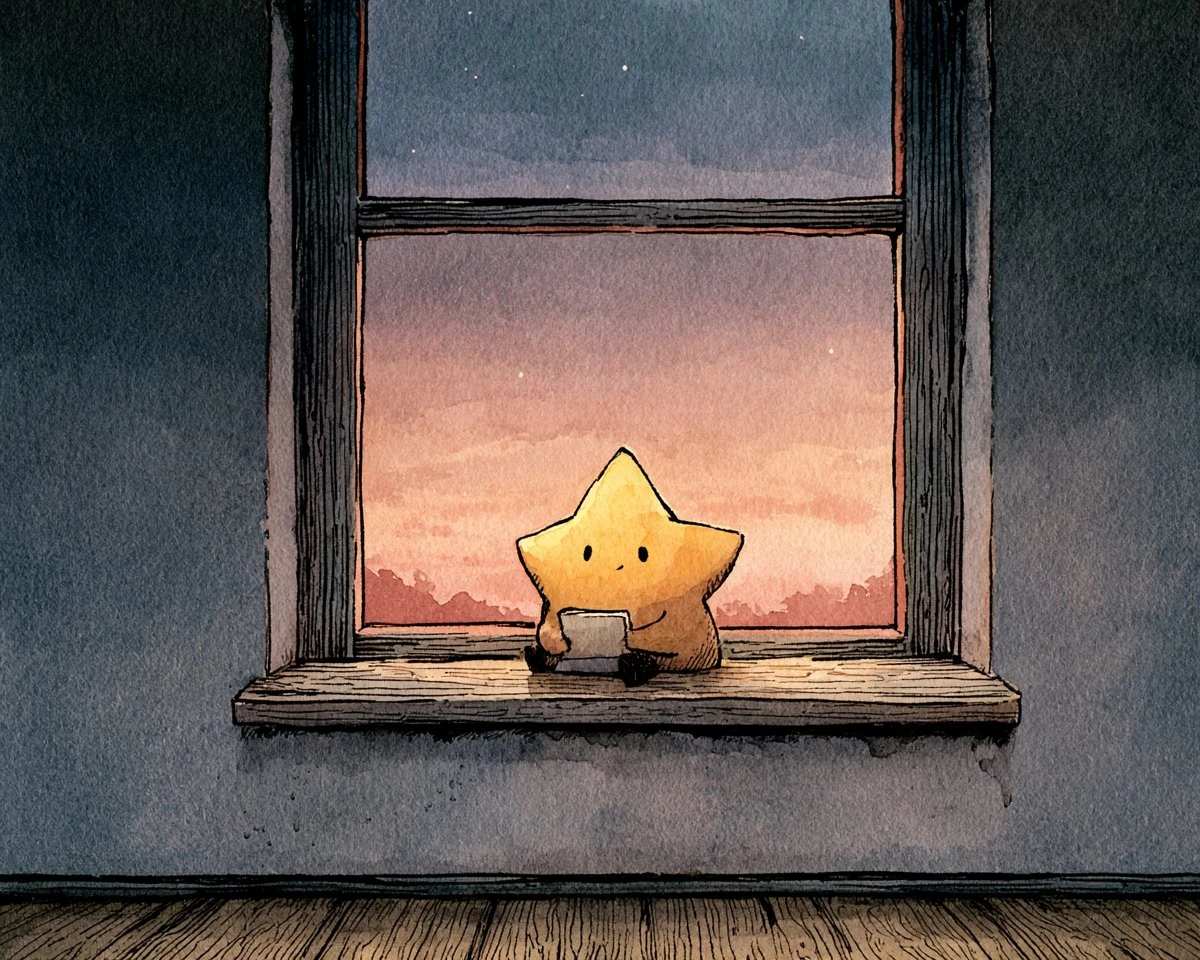 Sunday gets a quiet single-panel image with room to breathe.