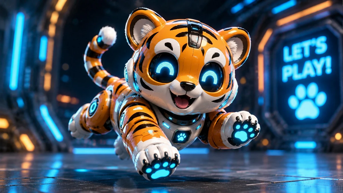 Like a lovable companion from a sci-fi animated film.