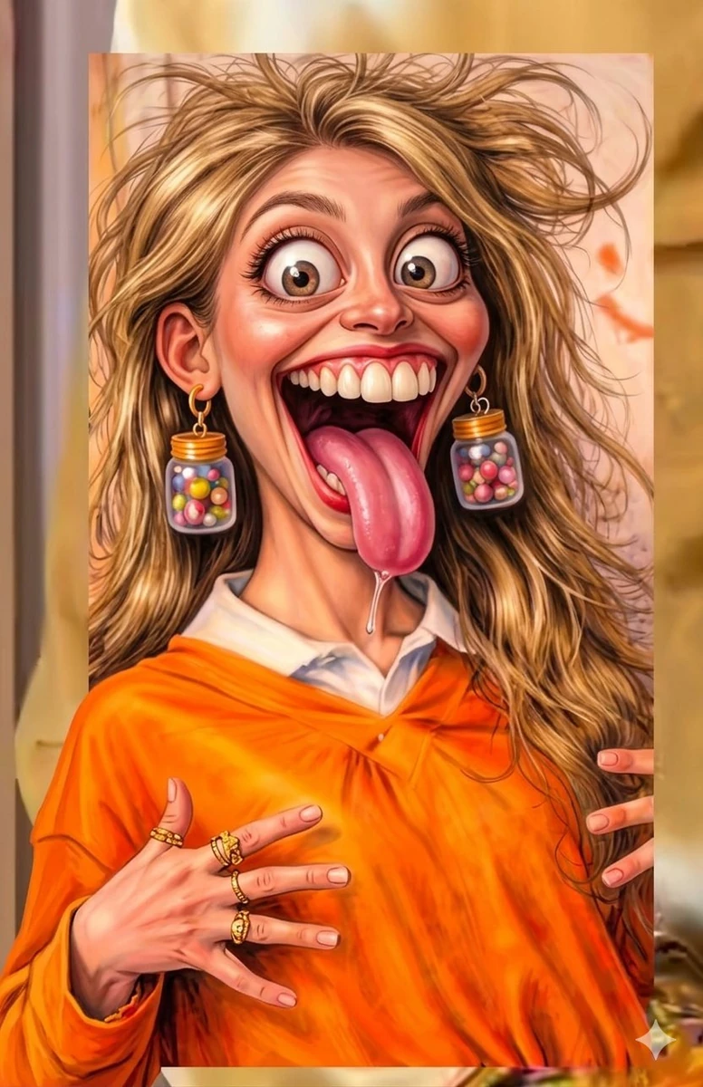 Sydney Sweeney and Ana de Adarmas in caricature painting 😻.