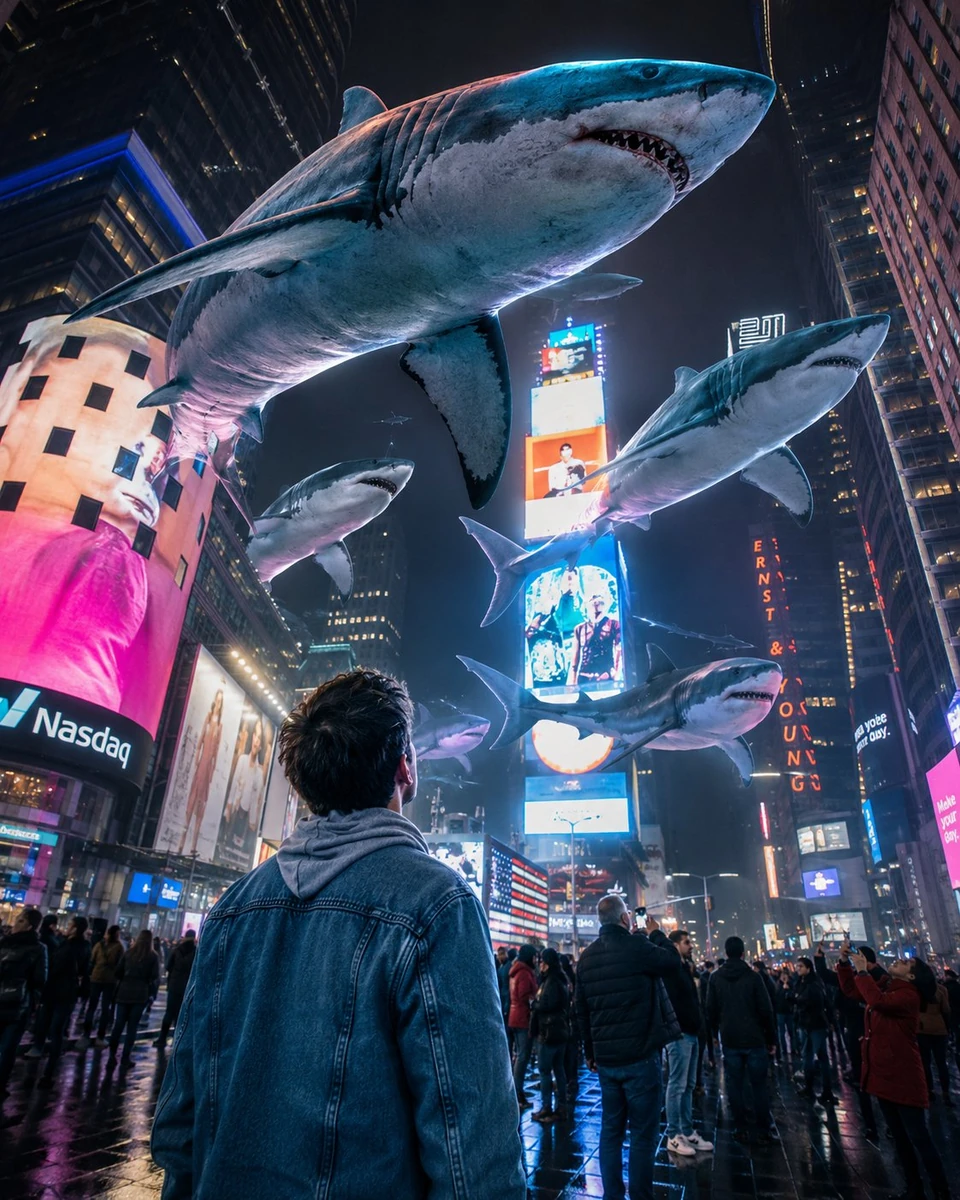 title": "Sky Ocean Over Times Square",