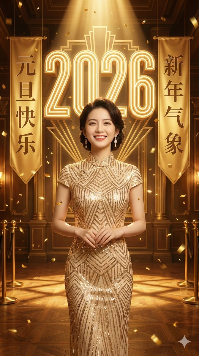 用一张金色靓图，庆祝2026新年到来！Happy new year！