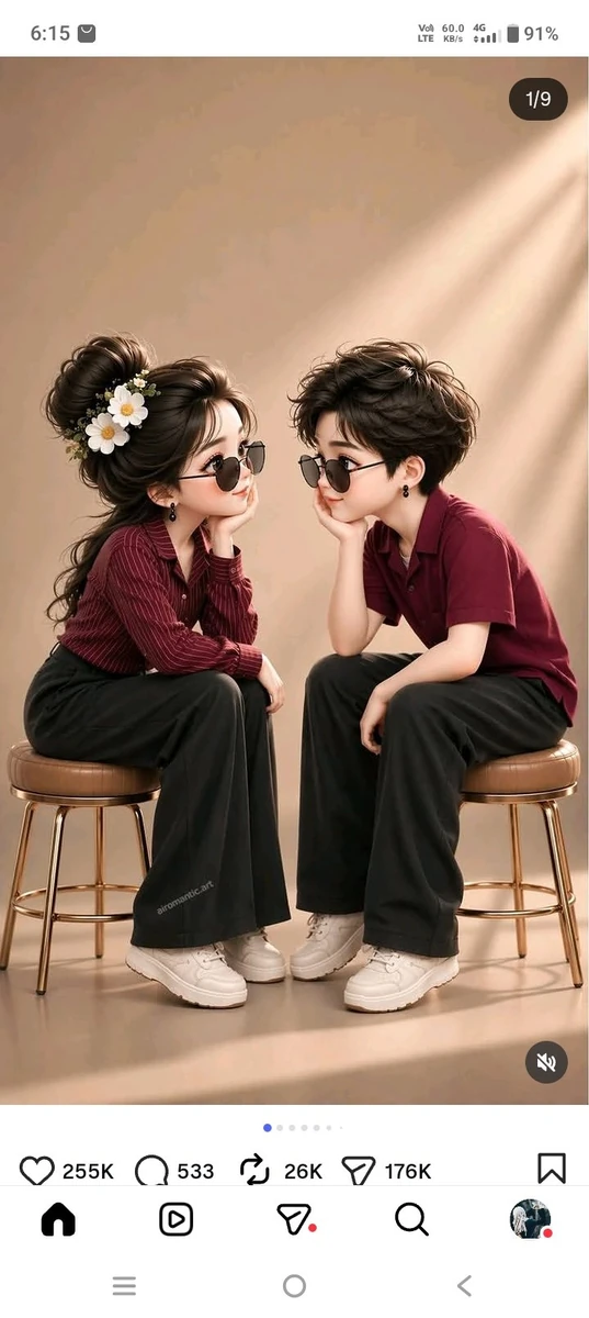 > Create an ultra-realistic 3D chibi-style portrait of a cute young co...