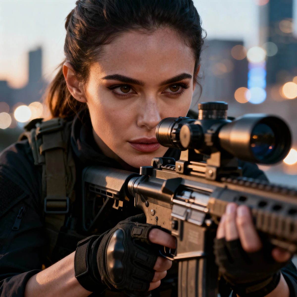 Objective": "Generate a hyper-realistic cinematic close-up portrait image...