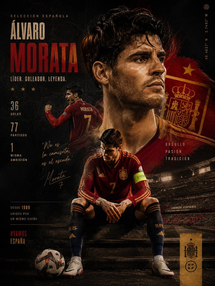 Ultra realistic football poster, (PLAYER NAME) wearing (TEAM JERSEY), sit...