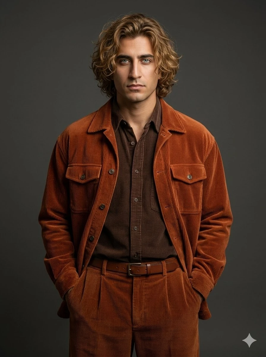 Ultra-realistic full-body studio portrait of a handsome young man in his...