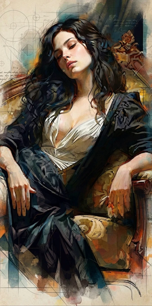 Ultra-detailed neo-editorial cinematic portrait illustration rendered in...