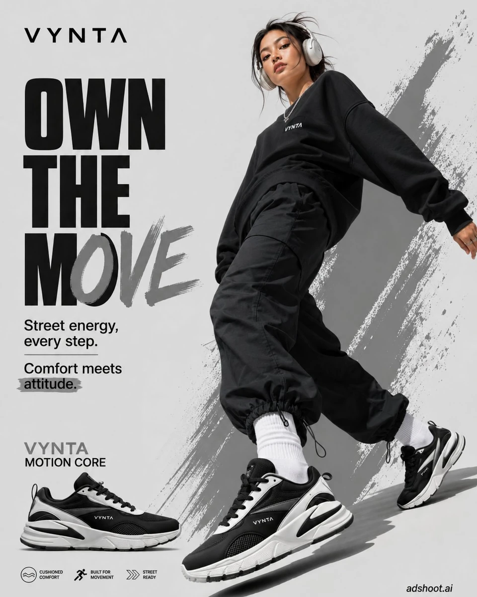 style": "premium sportswear advertising, modern fashion campaign, commerc...