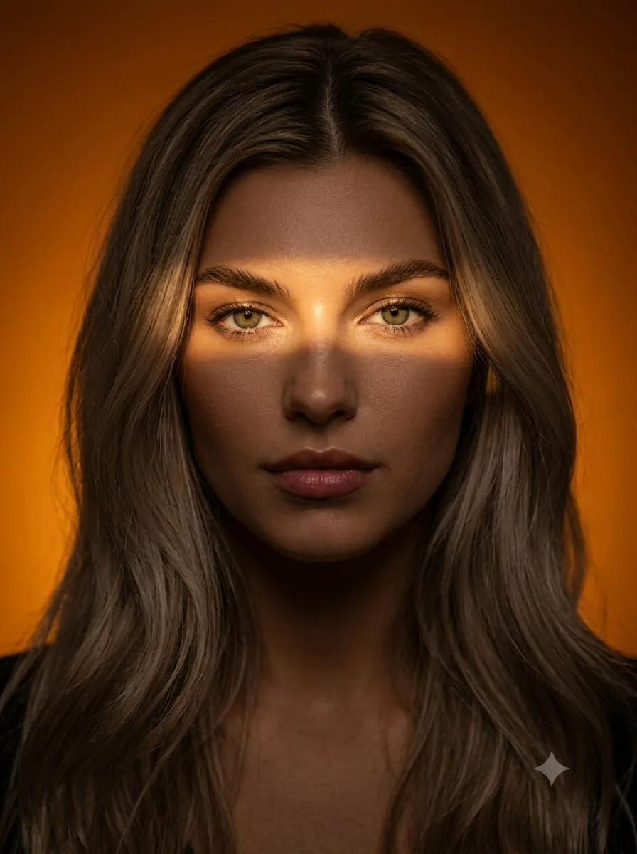 An ultra-realistic cinematic beauty portrait of a young woman use image f...