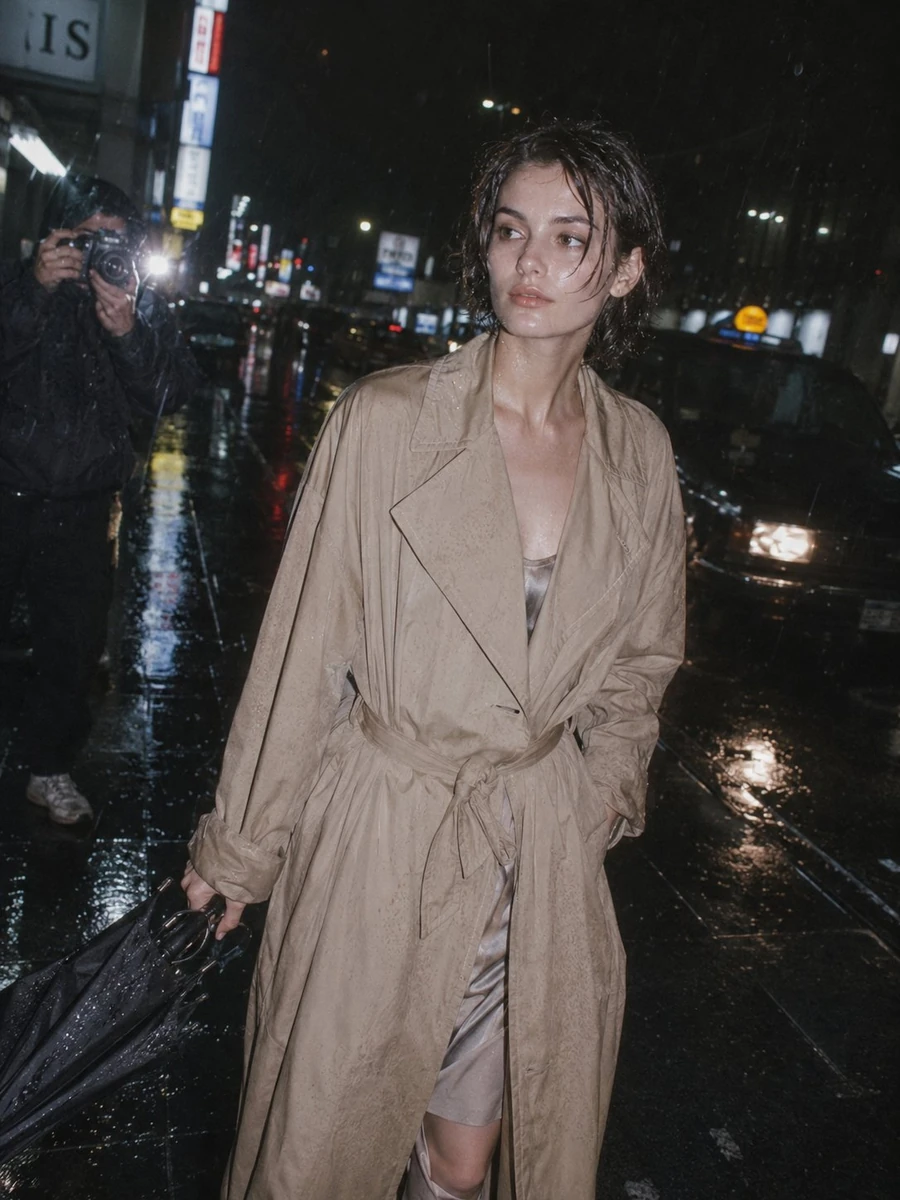Tokyo Rain Street After Event (Prada Minimal)