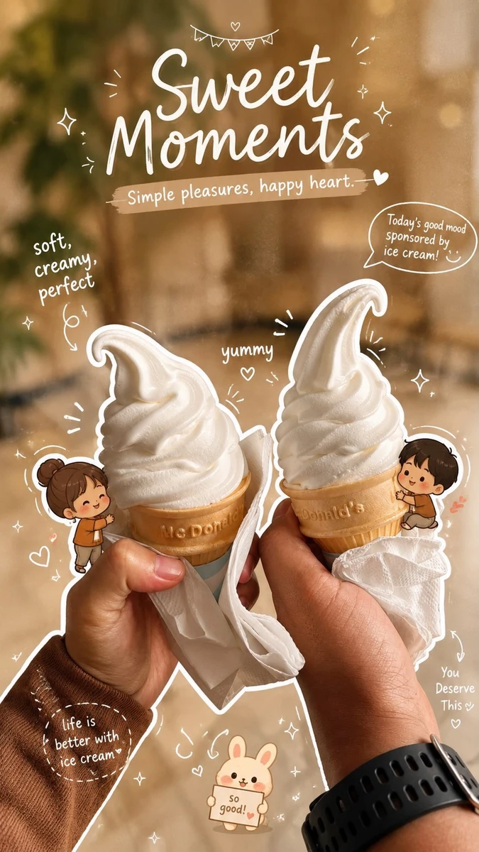(Soft Serve Ice Cream Aesthetic)