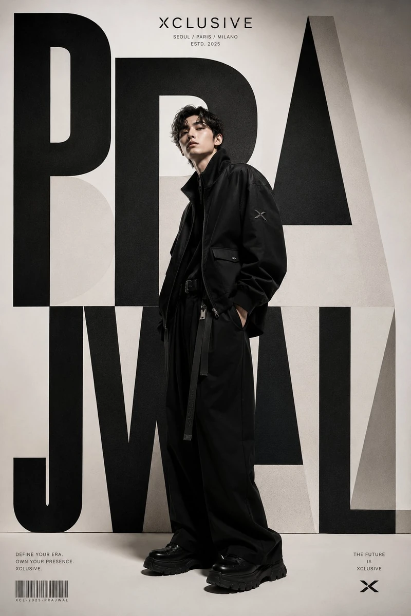 Korean Luxury Fashion magazine Poster 🔥