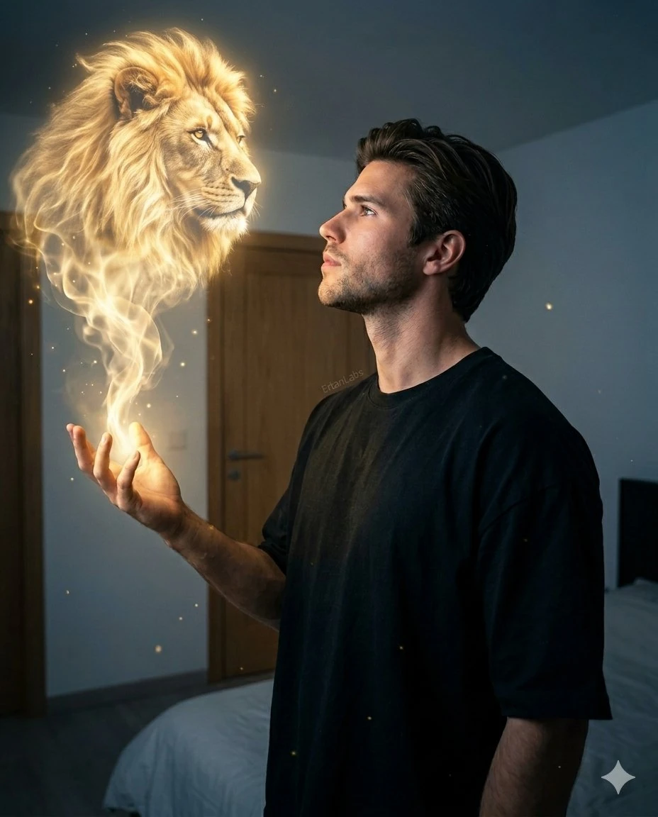 A young man (face and hair should be 100% based on the attached photo). H...