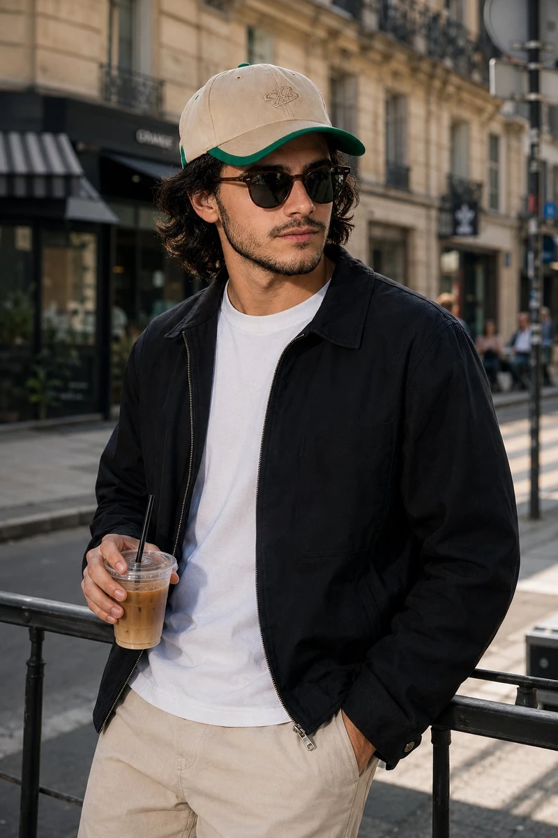 Vibe: candid · urban · stylish-but-relaxed