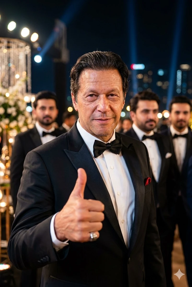 A handsome middle-aged South Asian man in his late 50s, looking like Imra...