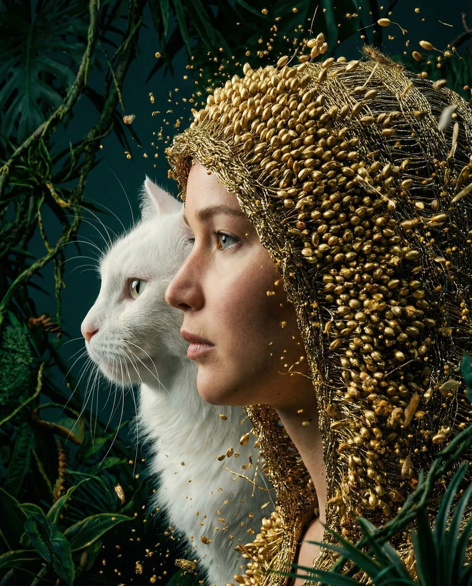 vibe_title_en": "The Golden Touch of Intersecting Souls in Emerald Darkne...