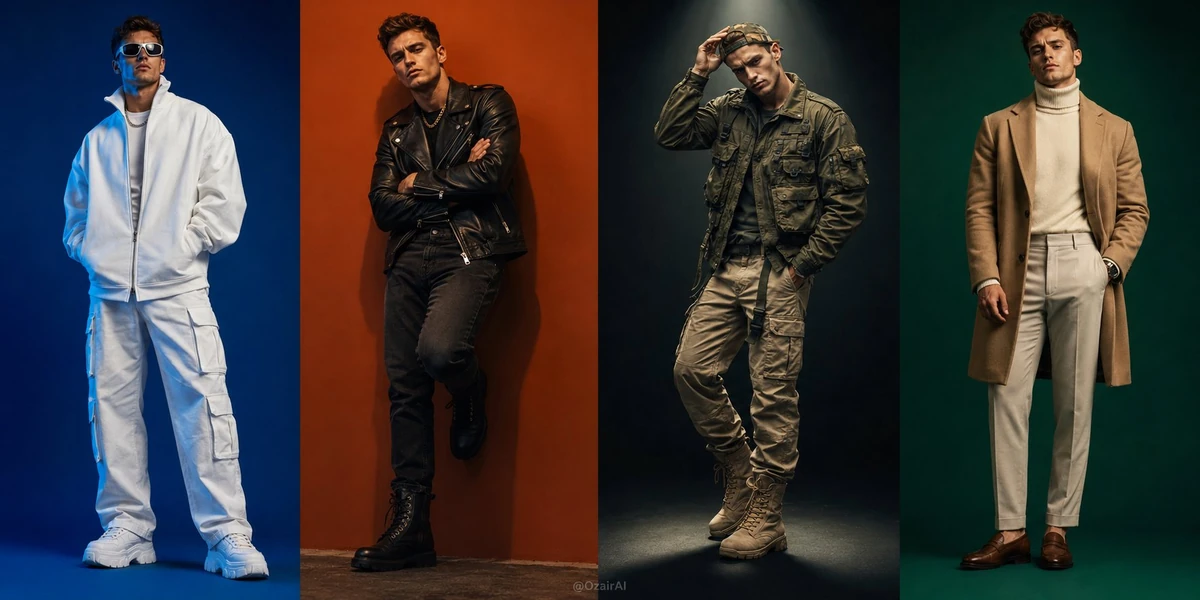 Cinematic monochrome photoshoot in different outfits🔥