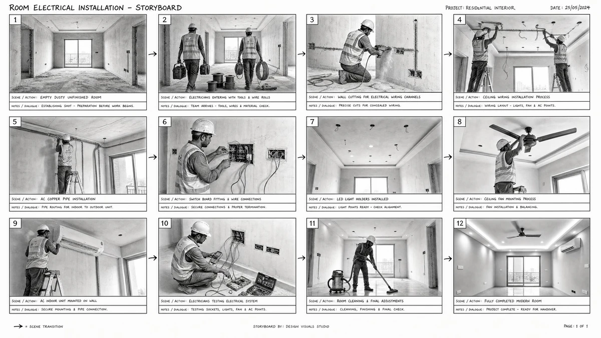 Storyboard sheet created with GPT image 2 and video made with Seedence 2.0, media 2