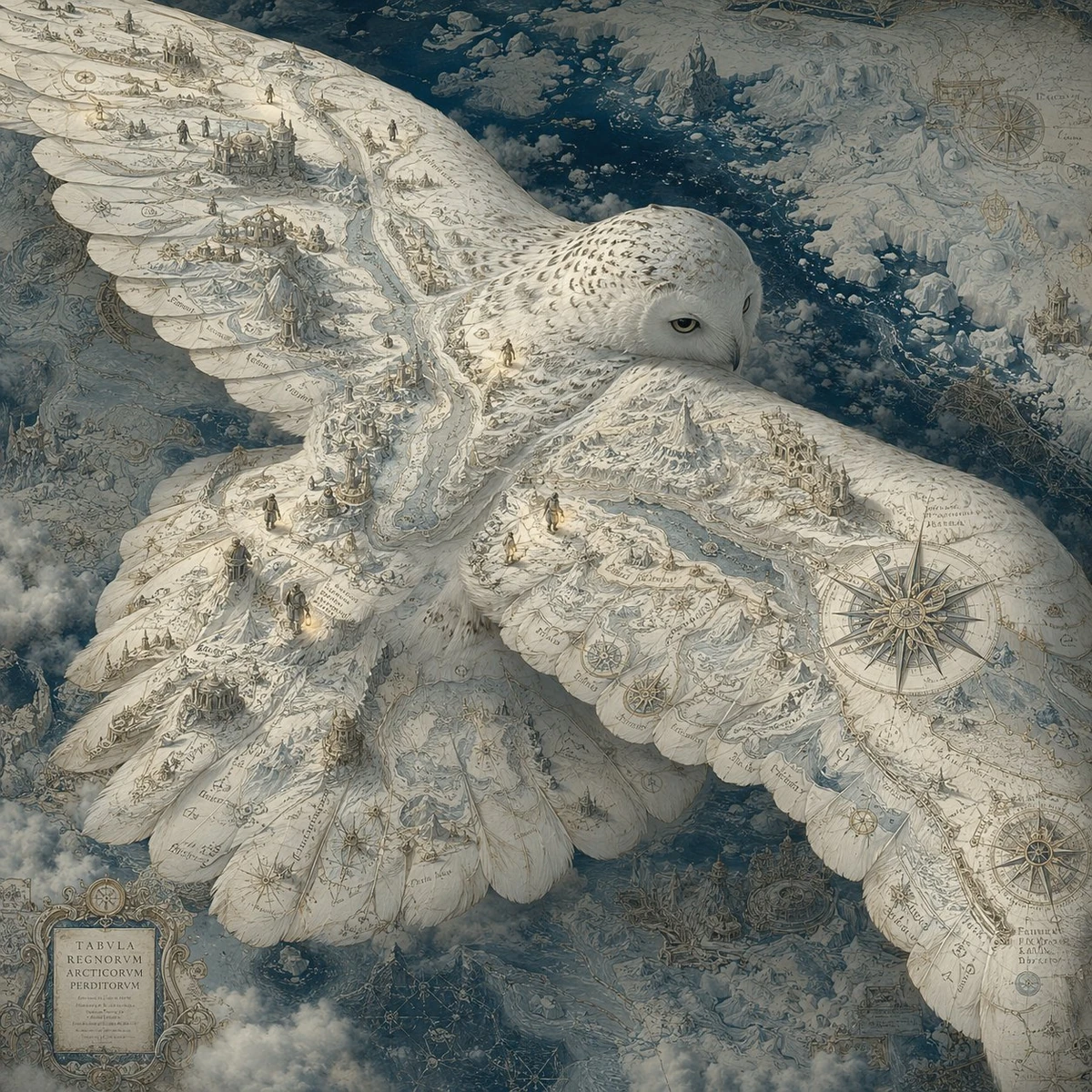 QT Snow Owl art ❄️