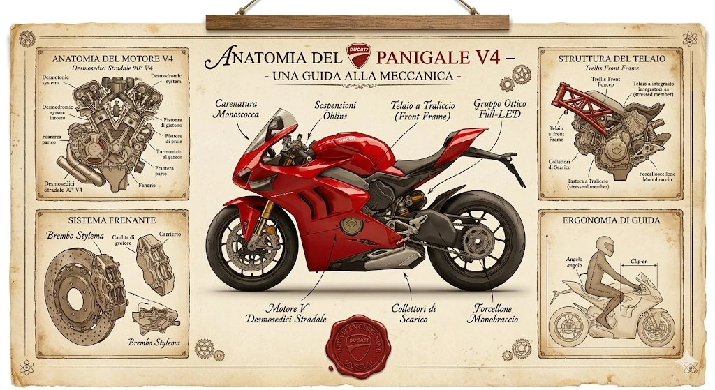 Vintage Infographic poster of Ducati and Kawasaki 🔥.