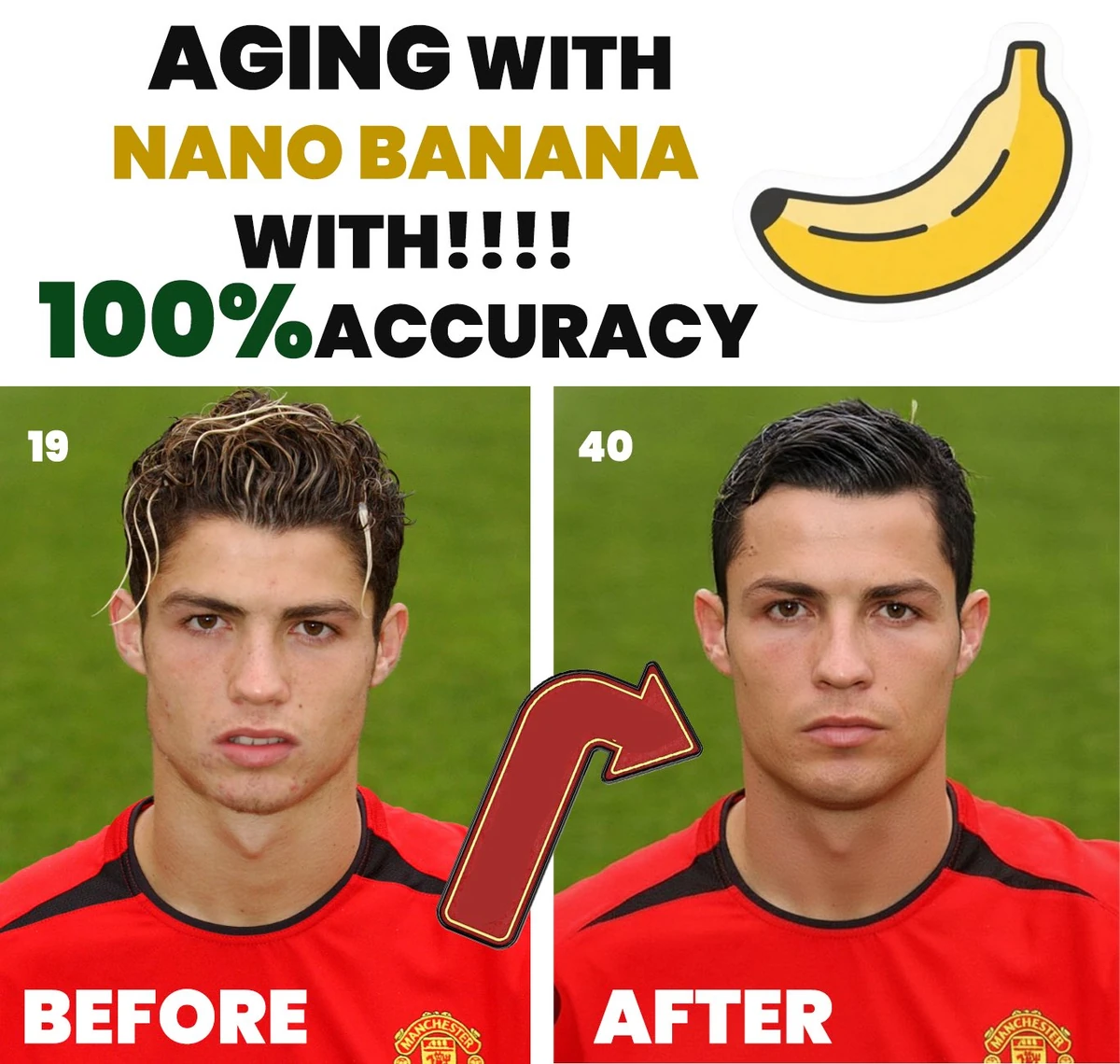Age yourself!!! With 100%ACCURACY using NANO BANANA !!! For the very firs...