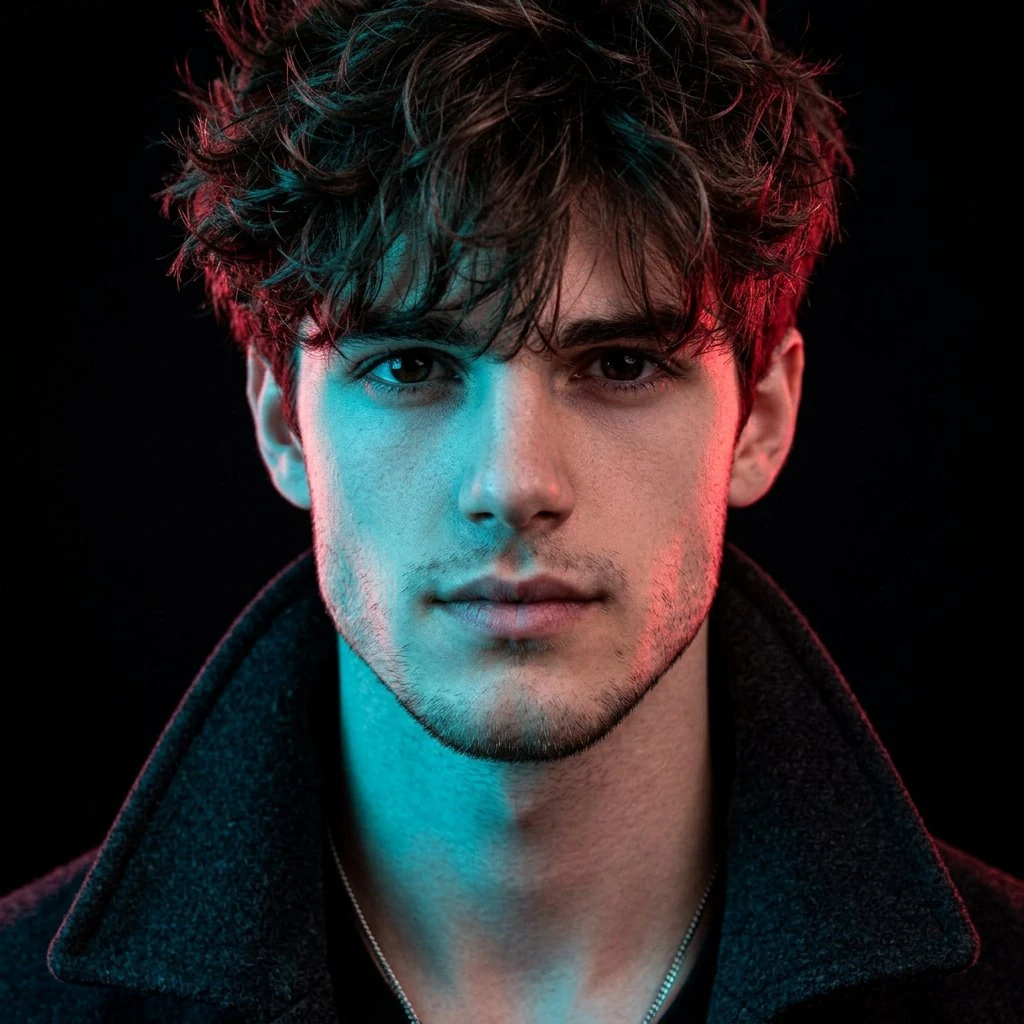Preserve the face, proportions, and external features of the model as in...