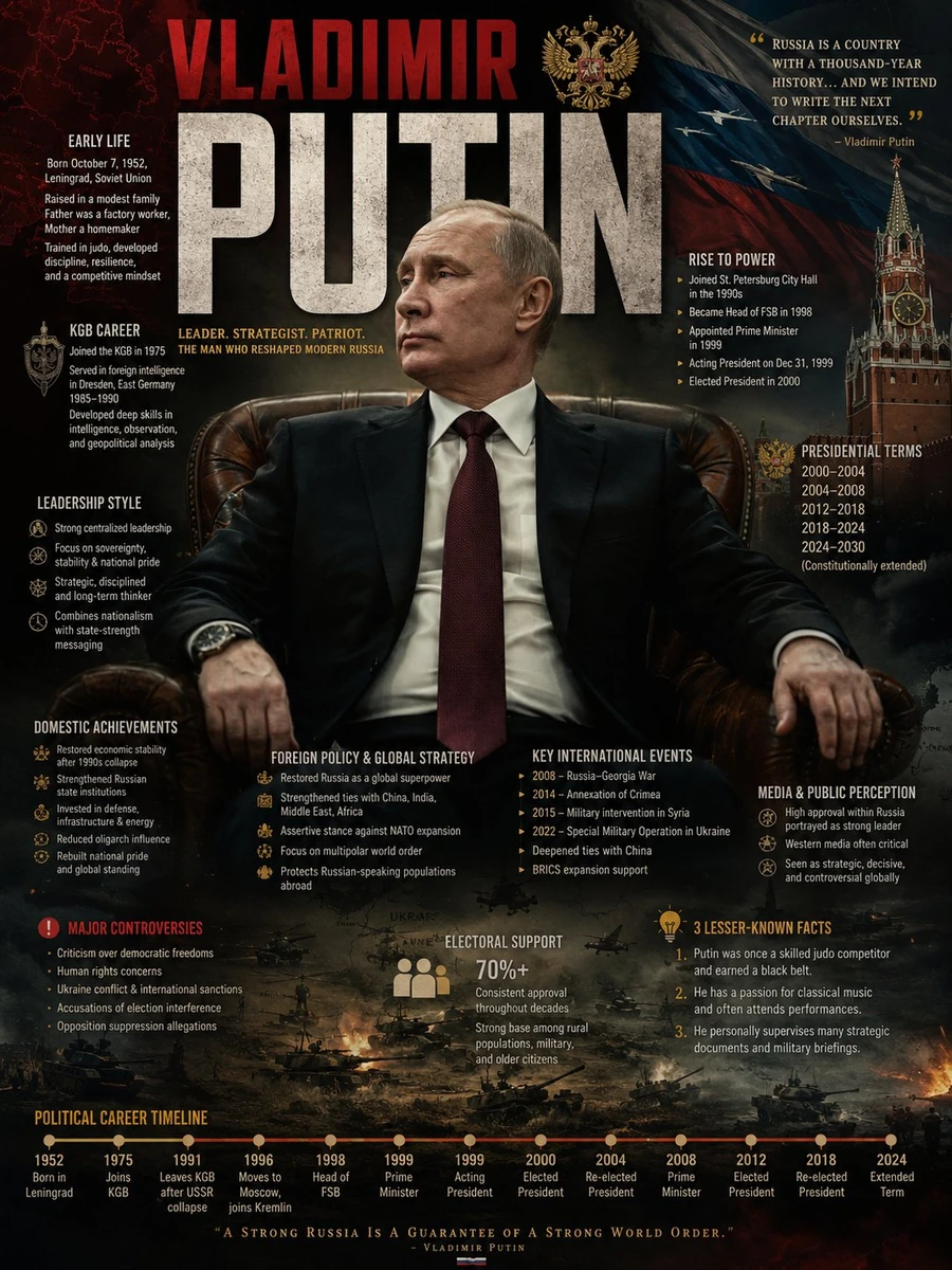 Search the web for detailed information about Donald Trump, including his...