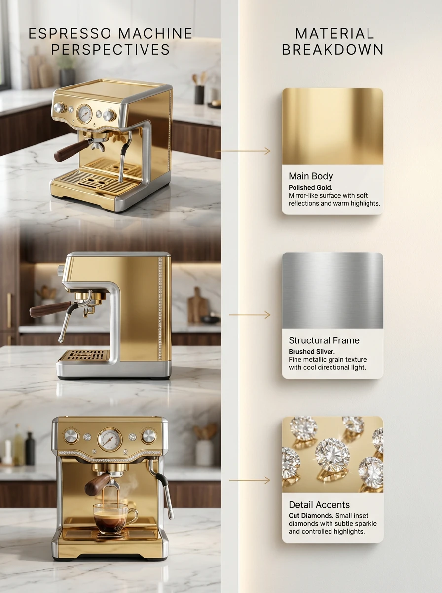 Luxurious Espresso Machine.