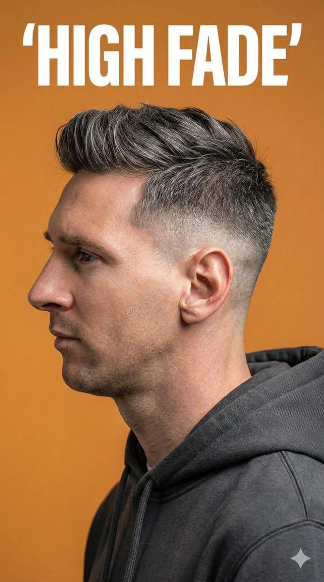 Ultra-realistic studio side-profile portrait of a modern man showcasing c...