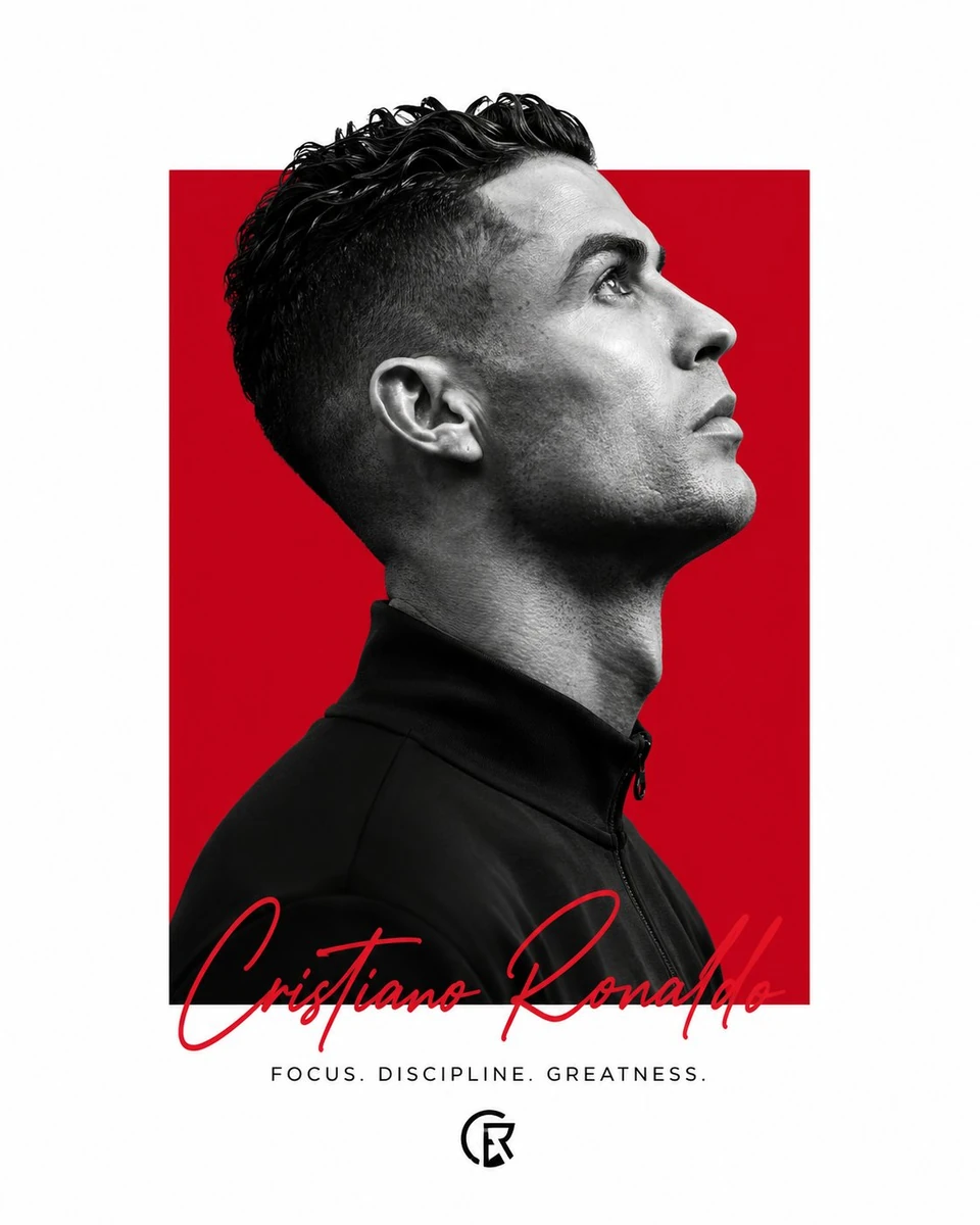 Minimalist editorial portrait poster design featuring [SUBJECT] with the...