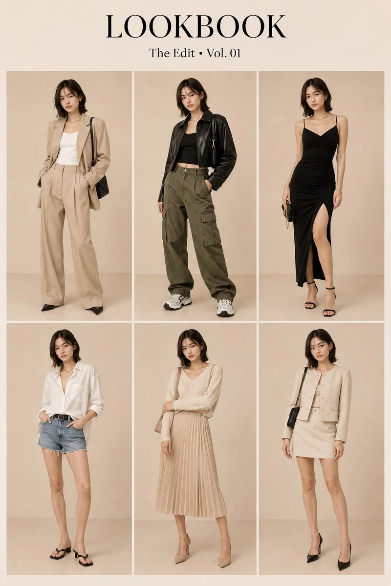 The primary identity reference and display the exact same Japanese woman...