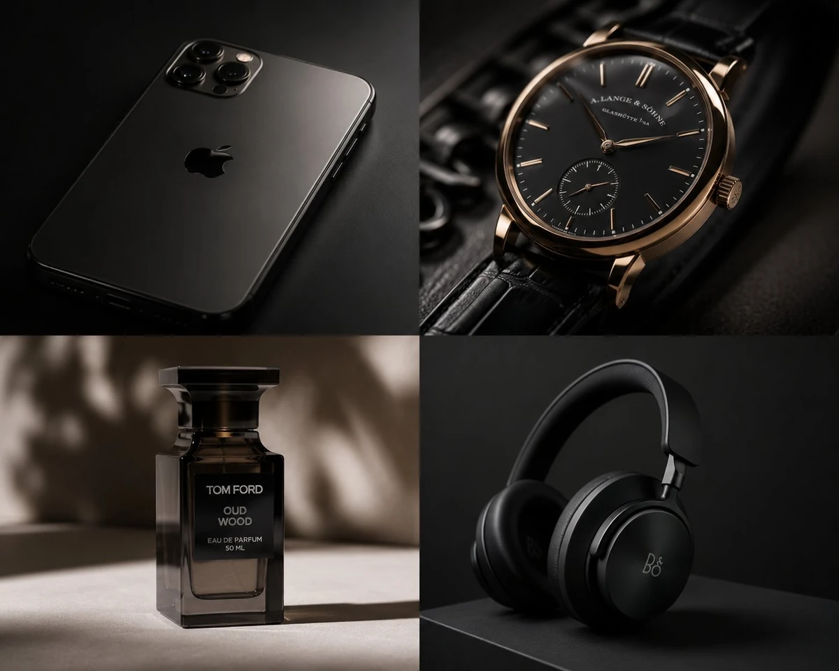 Achieve the look of a premium editorial or luxury tech advertisement. Des...