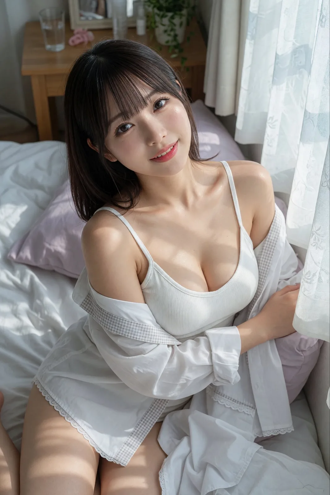 Another set by combining a few different ideas for a beautiful Asian woma...
