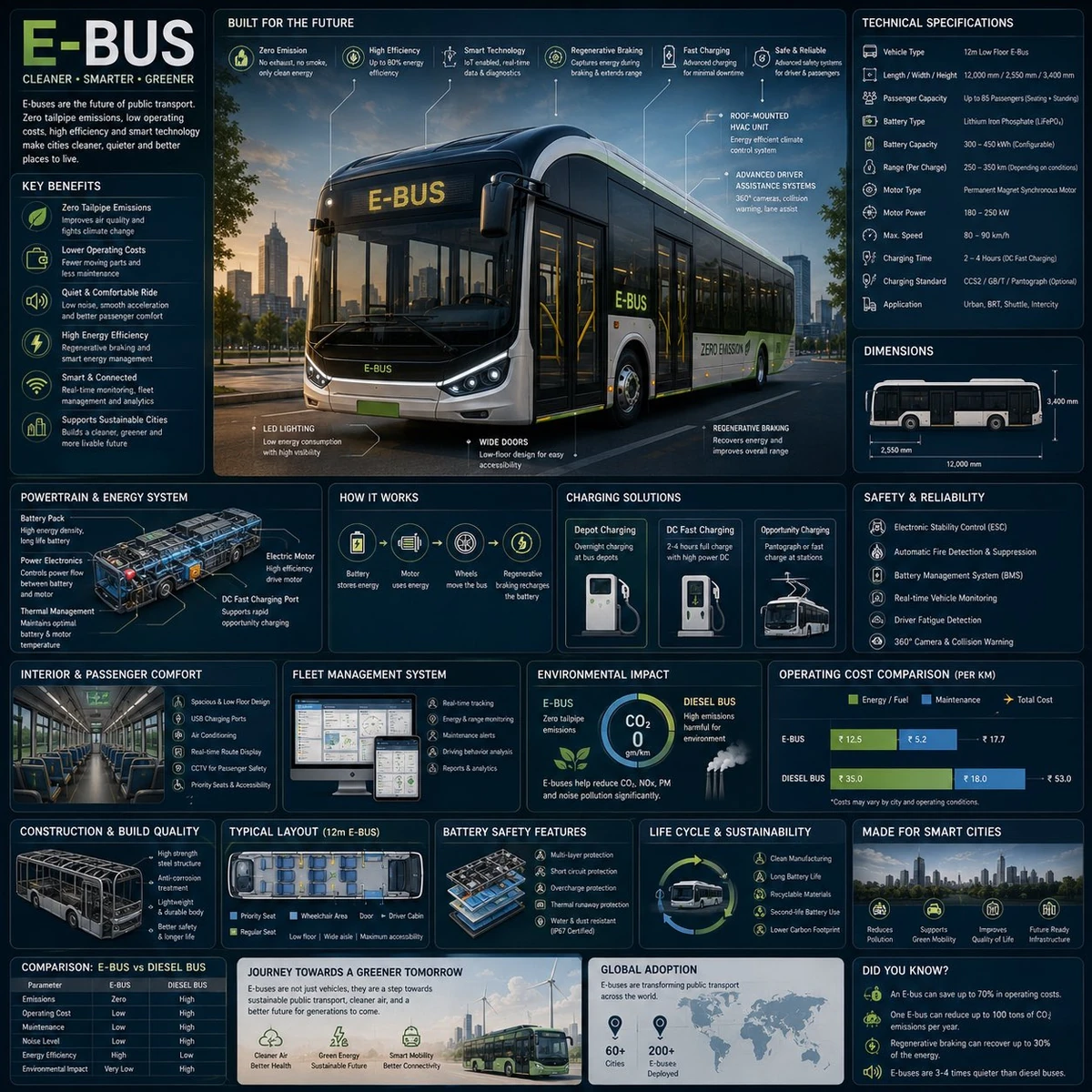 Infographics of an E-bus using GPT Image 2 on ChatGPT