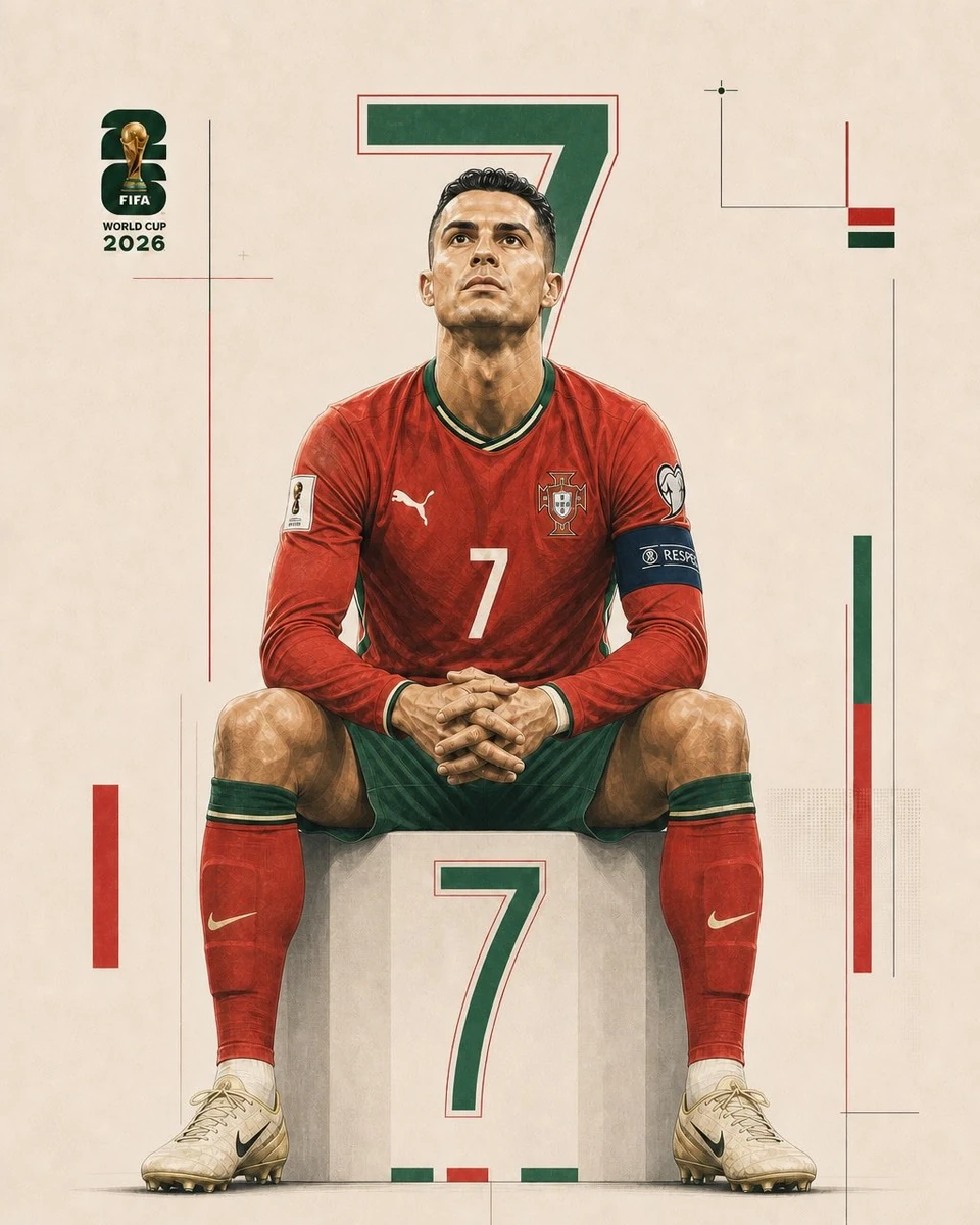 (Cristiano Ronaldo Style Poster)