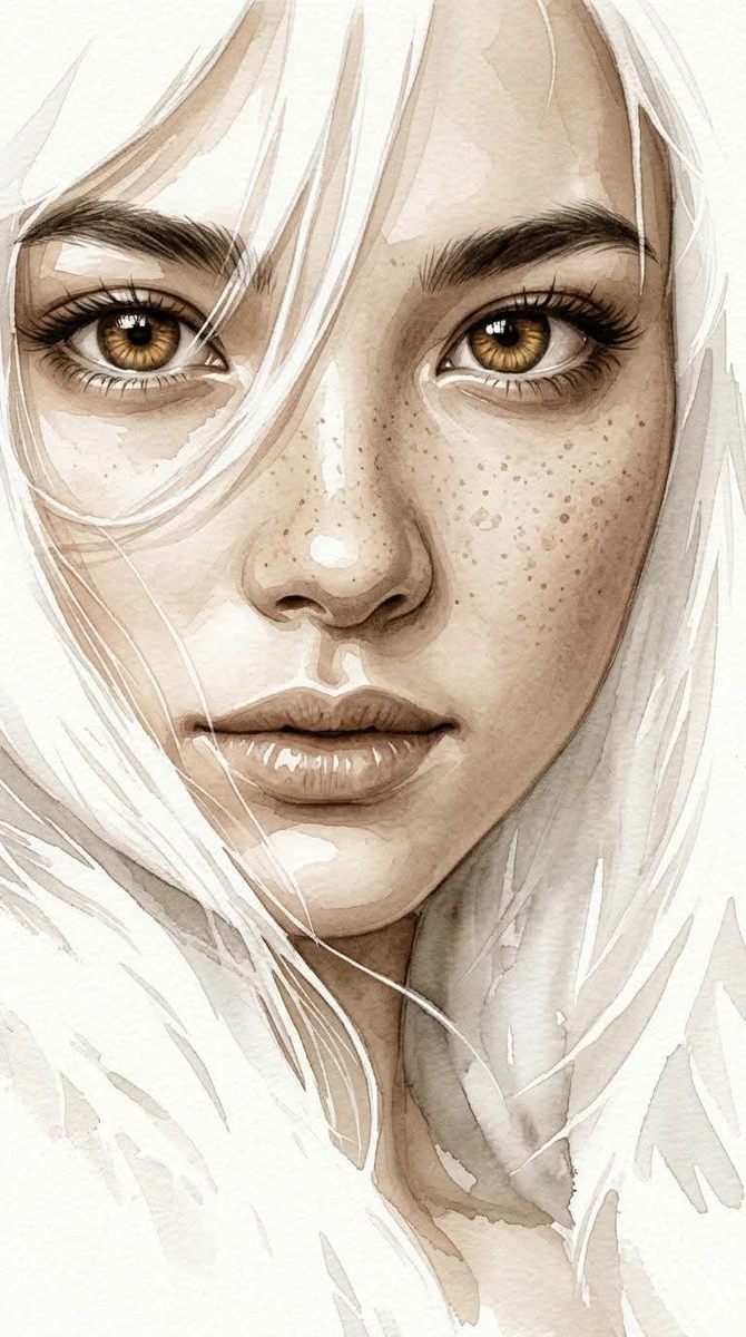 Portrait using the attached photo, made 100% identical (nothing changed),...