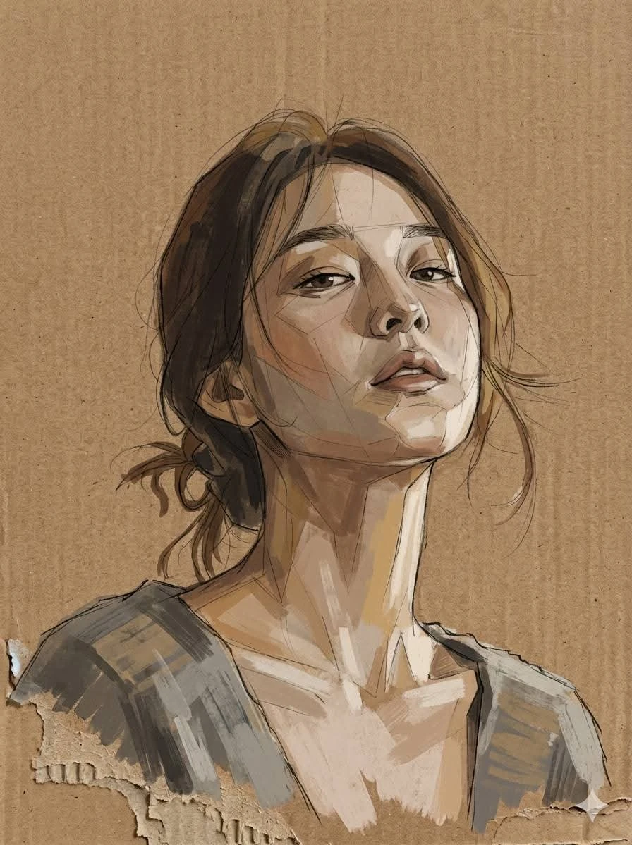 CARDBOARD PAINTING