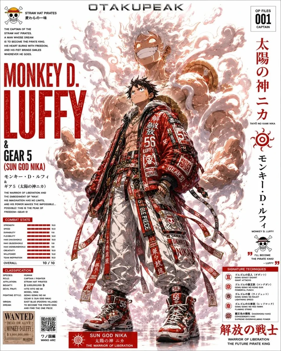 MASTERPIECE anime character dossier poster, ultra-detailed manga illustra...