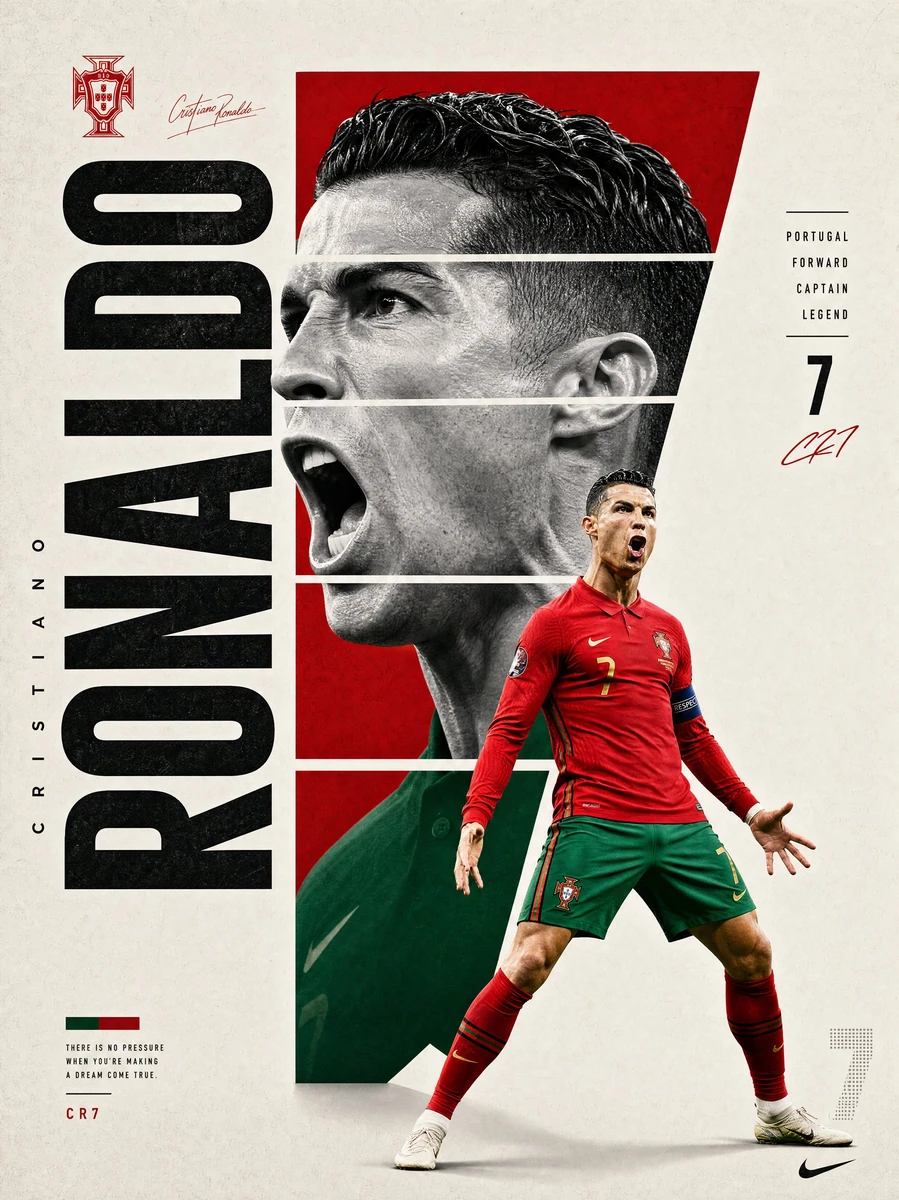 A professional sports graphic design poster of [PLAYER NAME], designed in...