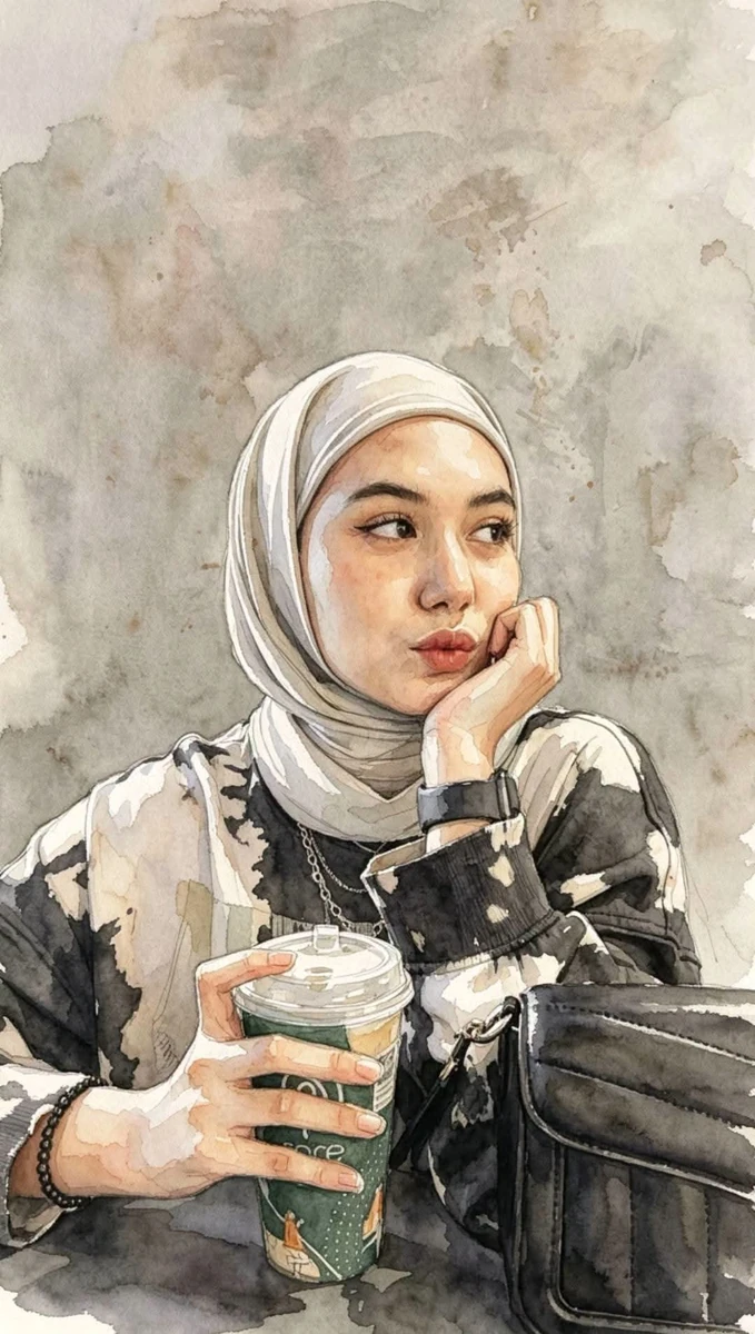 SUPER WATERCOLOR ON "DOLA