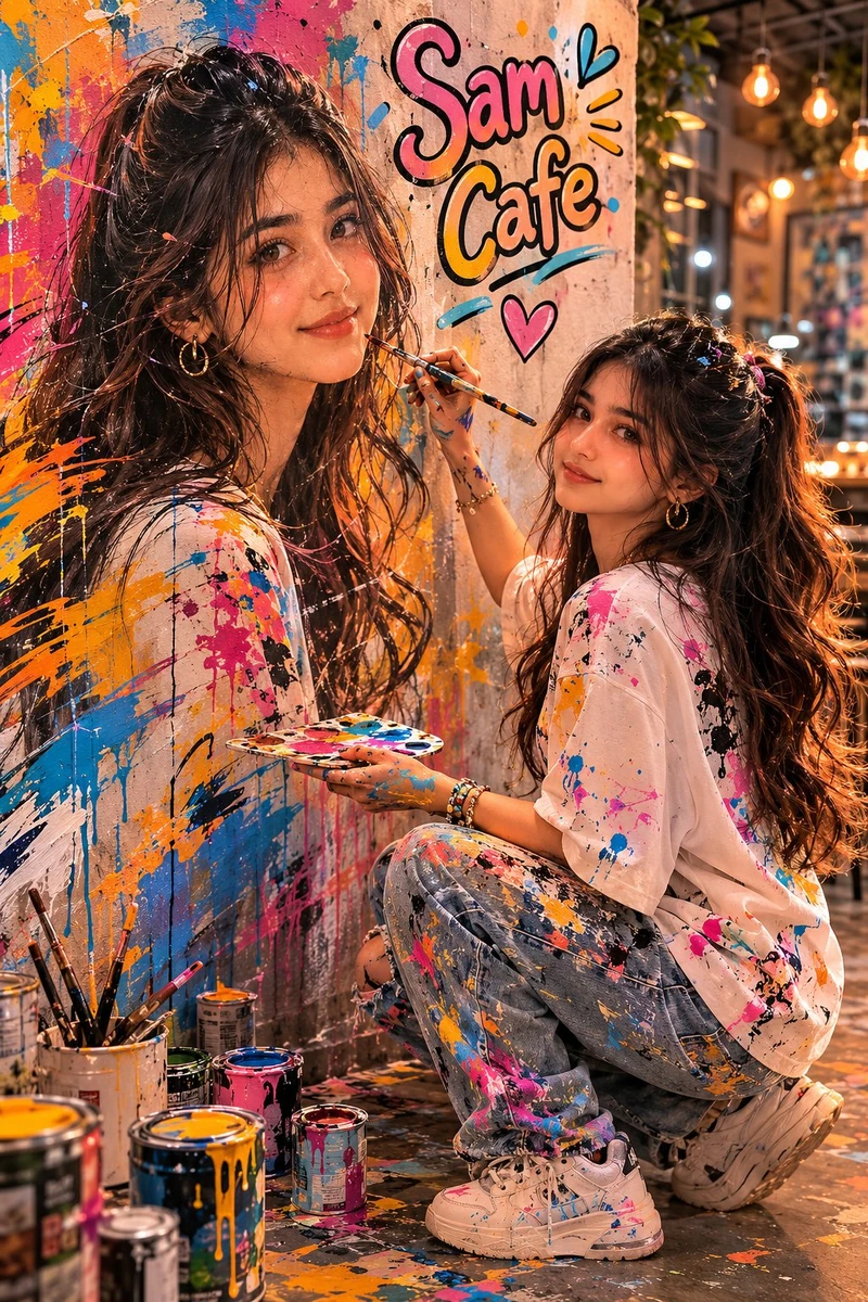 A girl (desc) wear (desc)