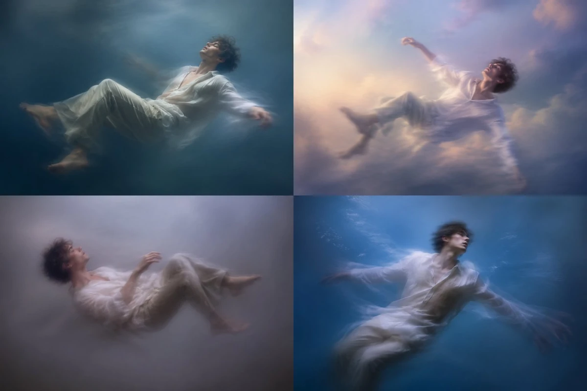Dreamy portraits prompt.