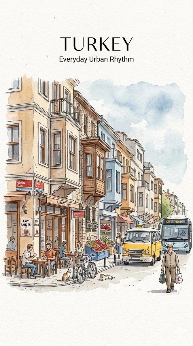 Minimalist ultra-high-resolution travel sketch poster of New York City, o...
