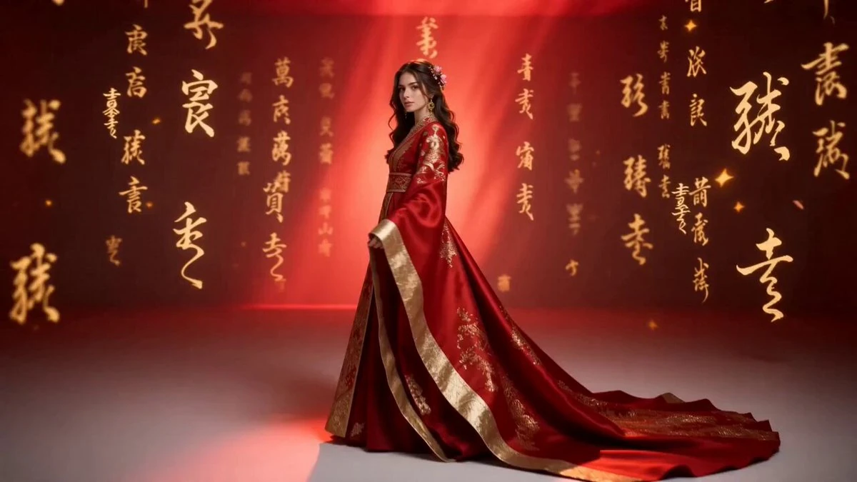Ultra-cinematic luxury fashion campaign featuring the same female influen...