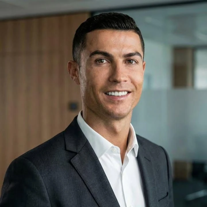 Ultra-realistic professional corporate portrait of a confident male execu...
