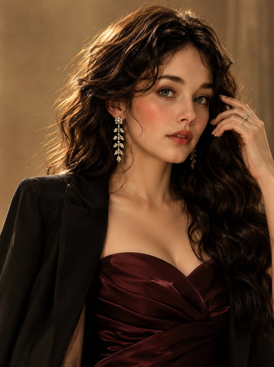 A timeless portrait of beauty, confidence, and sophistication.