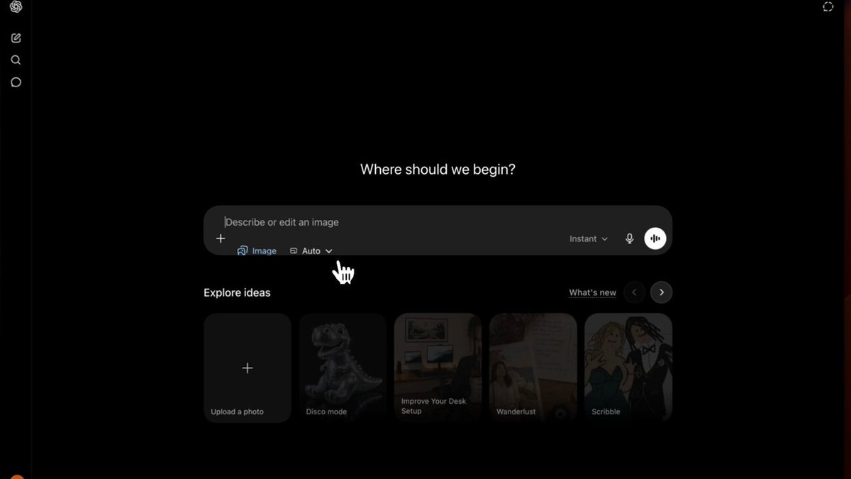 Open ChatGPT app and create a cinematic anime storyboard using GPT Image 2.